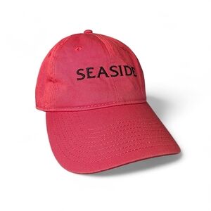 🌊 SEASIDE Coral Embroidered Dad Hat Adjustable Baseball Cap OSFM